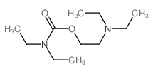 Carbamic acid,diethyl-, 2-(diethylamino)ethyl ester (6CI,7CI,8CI,9CI) structure
