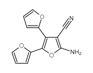 2-amino-3-cyano-4,5-di(fur-2-yl)furan Structure