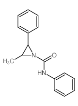 1-Aziridinecarboxanilide,2-methyl-3-phenyl-, trans- (8CI)结构式