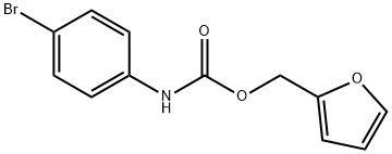 furfuryl n-(4-bromophenyl)carbamate Structure
