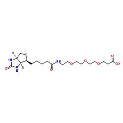 Biotin-PEG3-acid结构式