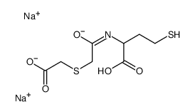 disodium,2-[[2-(carboxylatomethylsulfanyl)acetyl]amino]-4-sulfanylbutanoate Structure