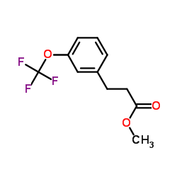 间三氟甲氧基苯丙酸甲酯结构式