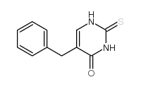 4(1H)-Pyrimidinone,2,3-dihydro-5-(phenylmethyl)-2-thioxo- Structure