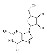 L-鸟嘌呤核苷结构式