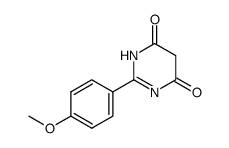 2-(4-methoxy-phenyl)-1H-pyrimidine-4,6-dione Structure