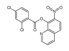 (7-nitroquinolin-8-yl) 2,4-dichlorobenzoate Structure