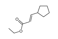 ethyl 3-cyclopentylprop-2-enoate Structure