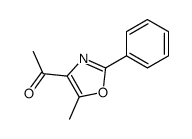 1-(5-methyl-2-phenyl-1,3-oxazol-4-yl)ethanone Structure