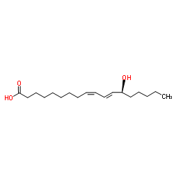 13S-hydroxyoctadecadienoic acid Structure