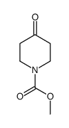 4-氧哌啶-1-羧酸甲酯结构式