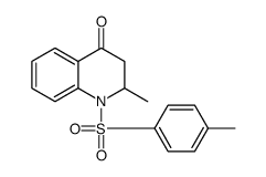 2-methyl-1-(4-methylphenyl)sulfonyl-2,3-dihydroquinolin-4-one结构式