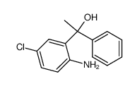 2-amino-5-chloro-alpha-methylbenzhydryl alcohol structure
