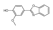 4-(BENZO[D]OXAZOL-2-YL)-2-METHOXYPHENOL Structure