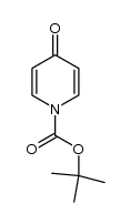 4-氧代吡啶-1(4H)-羧酸叔丁酯结构式