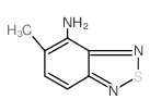 5-甲基-2,1,3-苯并噻二唑-4-胺结构式