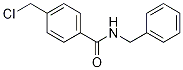 N-苄基-4-(氯甲基)苯甲酰胺结构式