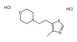 4-[2-(4-methyl-1,3-thiazol-5-yl)ethyl]morpholine,dihydrochloride Structure