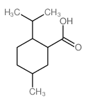 2-Isopropyl-5-methylcyclohexanecarboxylic acid Structure