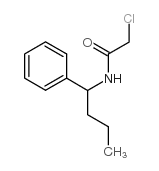 2-氯-N-(1-苯基丁基)乙酰胺结构式