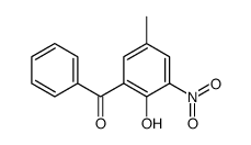 (2-hydroxy-5-methyl-3-nitrophenyl)-phenylmethanone结构式