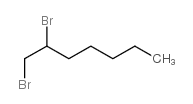 1,2-dibromoheptane Structure