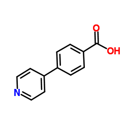 4-Pyridin-4-yl-benzoic acid Structure