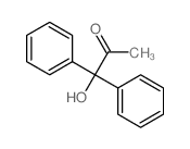 2-Propanone,1-hydroxy-1,1-diphenyl-结构式