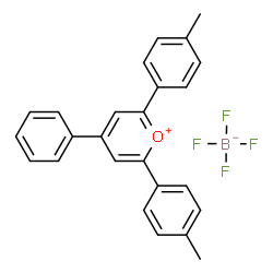 2,6-双(对甲苯基)-4-苯基吡喃鎓四氟硼酸盐结构式