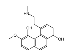 6-Methoxy-4-[2-(methylamino)ethyl]-1,5-phenanthrenediol Structure