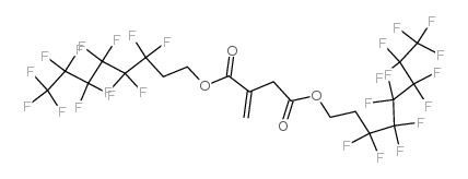 衣康酸双(全氟辛基)酯结构式