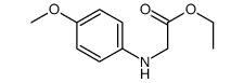 2-[(4-甲氧基苯基)氨基]乙酸乙酯结构式