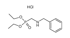 diethyl N-benzylaminomethylphosphonate hydrochloride结构式