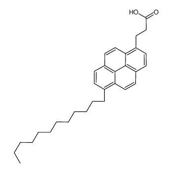 3-(6-dodecylpyren-1-yl)propanoic acid结构式