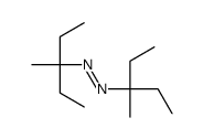 bis(3-methylpentan-3-yl)diazene Structure