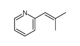 2-(2-methylprop-1-enyl)pyridine结构式