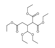 triethyl 2-(diethoxymethyl)propane-1,1,3-tricarboxylate Structure