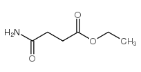 4-氨基-4-氧代丁酸乙酯结构式