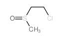 1-chloro-2-methylsulfinyl-ethane Structure