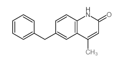 6-benzyl-4-methyl-1H-quinolin-2-one Structure