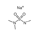 Sodium N,N,N'-trimethylsulfonyldiamide Structure