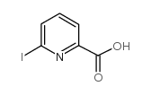 6-碘吡啶-2-羧酸结构式