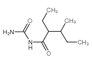 Pentanamide,N-(aminocarbonyl)-2-ethyl-3-methyl- picture