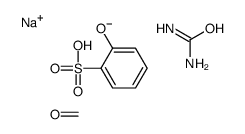 羟基萘磺酸单钠盐与甲醛和尿素的聚合物结构式