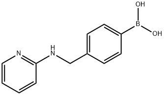 (4-((pyridin-2-ylamino)methyl)phenyl)boronic acid Structure