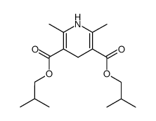 diisobutyl 2,6-dimethyl-1,4-dihydropyridine-3,5-dicarboxylate Structure