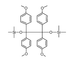 1,1,2,2-tetrakis(4-methoxyphenyl)-1,2-(trimethylsiloxy)ethane Structure
