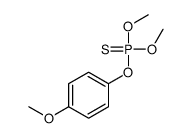 Phosphorothioic acid, o-(4-methoxyphenyl) o,o-dimethyl ester Structure
