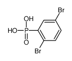 (2,5-dibromophenyl)phosphonic acid Structure