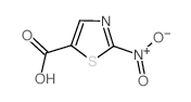 5-Thiazolecarboxylicacid, 2-nitro- Structure